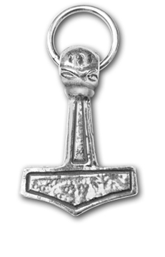 Mandemark Thor's Hammer pendant Norse Viking jewelry gift. Authentic silver museum replica made in Denmark and sold in the museum stores throughout Scandinavia. - Buy Online from USA!