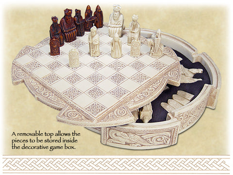 Lewis Chessmen Mini Ivory Set