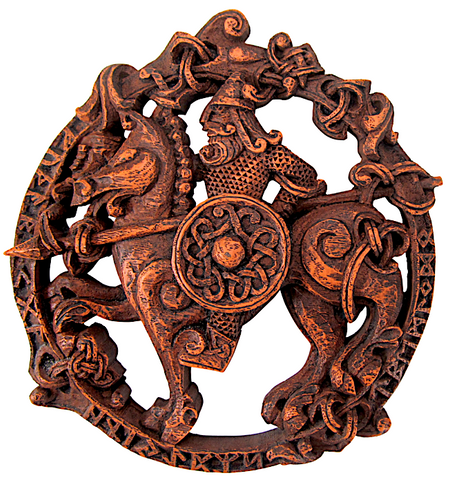 Odin Plaque Norse God Statue Gift