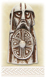 Hnefatafl King Bookend