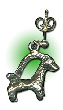 Ram Earrings Norse Viking jewelry gift. Authentic silver museum replica made in Norway and sold in the museum stores throughout Scandinavia. - Buy Online from USA!