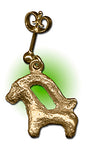 Ram earrings Norse Viking jewelry gift. Authentic bronze museum replica made in Norway and sold in the museum stores throughout Scandinavia. - Buy Online from USA!