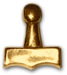 Sejroe Thor's Hammer Norse Viking jewelry gift. Authentic bronze museum replica made in Denmark and sold in the museum stores throughout Scandinavia. - Buy Online from USA!