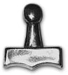 Sejroe Thor's Hammer Norse Viking jewelry gift. Authentic silver museum replica made in Denmark and sold in the museum stores throughout Scandinavia. - Buy Online from USA!