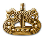 Lilevang Viking ship brooch Norse Viking jewelry gift. Authentic bronze museum replica made in Denmark and sold in the museum stores throughout Scandinavia. - Buy Online from USA!