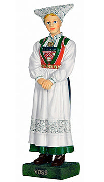 Norwegian Gift Figurine Voss Bunad